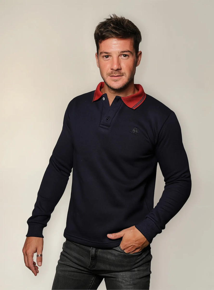 Chomba Manga Larga Hombre Frisa Premium Ghy Polo Club