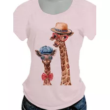 Camiseta Camisa Blusa Animal Girafa Engracada Hibster I0804