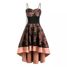 Vestido De Festa Feminino Vintage Com Renda