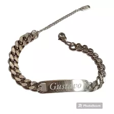 Pulsera Acero Quirúrgico Premium Hombre. Grabado Gratis