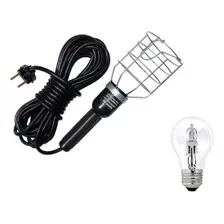 Extensão Mecânico Pendente Arame C/ Plug 5m + Lâmpada Top