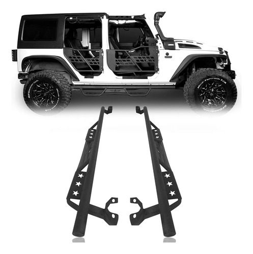 Wrangler Jku - Estribo Lateral Ancho Compatible Con Jeep Wra Foto 2