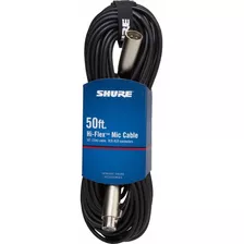 Cable Shure C50j Para Microfonos, 15 Metros