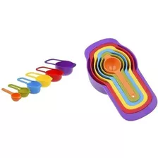 Cm Set Cuchara Medidora Gramos Cuchara Y Taza Medidora 6 Pza Color Surtidos