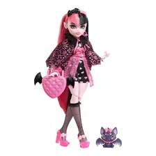 Monster High Muñeca Draculaura Moda Con Accesorios