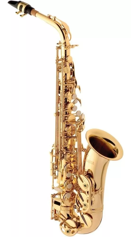 Saxofone Alto Eagle Sa501 Sax Laqueado Eb Mib Com Case