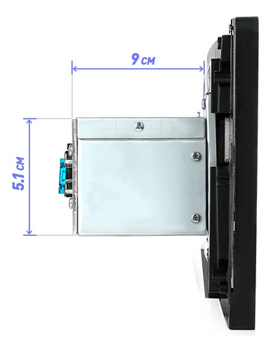 Radio Estreo Con Pantalla Tctil Lcd De 9 In Para Auto Foto 3