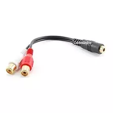 Cables Rca - Cablesonline 6 Inch Stereo Splitter 3.5mm Femal