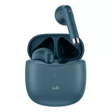 Fone De Ouvido In-ear Sem Fio Bluetooth Wb Noma Tws Cor Azul-aço