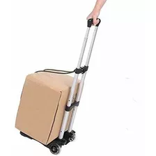 Coocheer Aluminum Folding Hand Trucks Portable Luggage Cart 