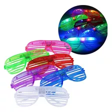 Gafas Led Con Luz Lentes Con Luz Led Fiestas X 6 Unidades 