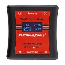 Platinum Tools Poe++ Tester Tps200c - Probador De Bolsillo .