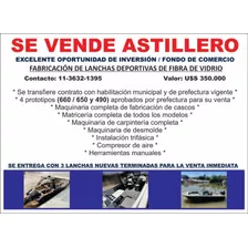 Vendo Astillero Completo Funcionando Con Lanchas 0km