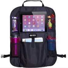 Organizador Auto Asiento Porta Tablet iPad Celulares Botella