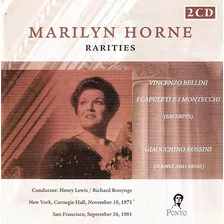 Marilyn Horne . Rarities . Cd Doble 