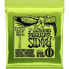 Encordado Ernie Ball 7 Cuerdas 10-56 Guitarra Electrica 2621