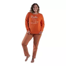 Pijama Invierno Mujer M/larga P/largo Chloe Mora Z409
