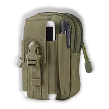 Bolsa Porta Objeto Celular Carteira Pochete Cinto Multiuso Cor Verde