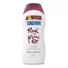 Protetor Solar Sundown Praia Piscina Fps70 200ml