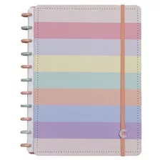 Caderno Inteligente 80f G Arco Iris Pastel 4060 Clapper