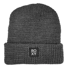 Gorro Roxy Gris Melange Folker Beanie De Lana