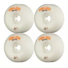 Roda Mini Logo 60mm 101a A-cut Branca - Skate Importada