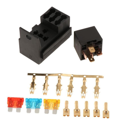 3 Universal Truck 4-slot Relay Holder Box Negro Foto 8