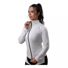 Blusa Proteção Uv Solar Com Ziper Ginastica Básica Dia A Dia