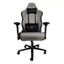 Silla De Escritorio Balam Rush Thunder Comp Gamer Ergonómica Gris Y Negra Con Tapizado De Tela