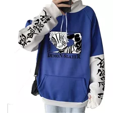 Sudadera Con Capucha Demon Slayer Akaza Para Hombre, Manga Y