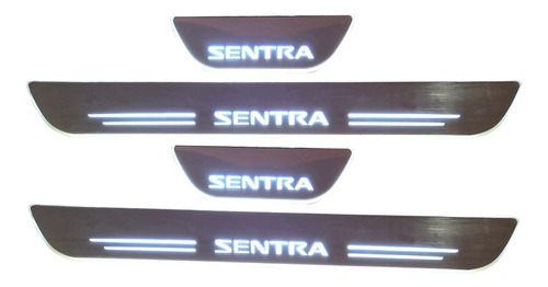 Estribos Iluminados Led Nissan Sentra 2013 2014 2015 Foto 2