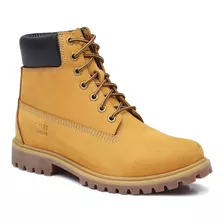 Bota Militar Cano Alto Macboot Bronx Vidigal 02 Mostarda