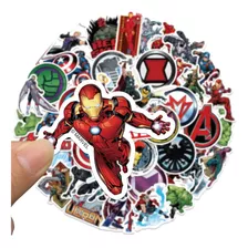 50 Stickers Avengers Marvel Vengadores Disney Pegatinas