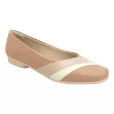 Sapatilha Piccadilly Confort Nude 250219 Off White
