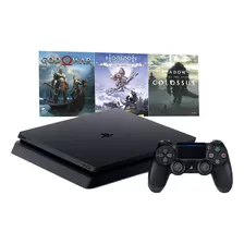 Console Playstation 4 Slim 1tb Bundle God Of War, Horizon Zero Dawn E Shadow Of De Colossus