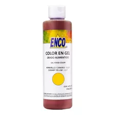 Color Comestible Gel Enco Amarillo Canario 250 Grs 3327-250