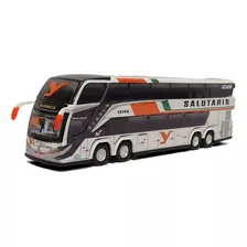 Miniatura Ônibus Salutaris G8 4 Eixos 30cm