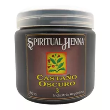 Henna X 80 Gr - Spiritual Henna (3 - Castaño Oscuro)