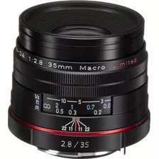 Pentax Hd Pentax Da 35mm F/2.8 Macro Limited Lente (black)