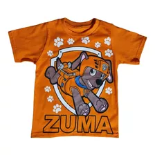 Camiseta Infantil Fantasia Zuma Patrulha Canina