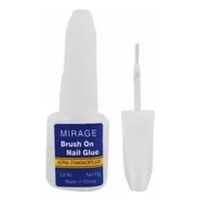 Cola Mirage 10g Para Unhas Tips Gel Acrigel Fibra Porcelana