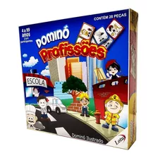 Jogos De Domino Personalizado Ilustrado Profissões