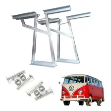 Banco Cama Kombi Camper Zincado (sistema Baú) + 24 Parafusos