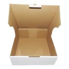 25 Caixas De Papelão Branca P/ Torta E Bolo P 29,5x27,5x9,5