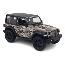 Miniatura Jeep Wrangler 2018 1:34 Kinsmart Abre Portas