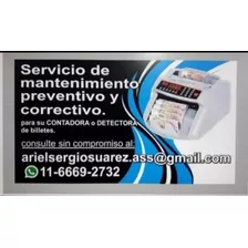 Servicio Técnico Reparación De Contadoras De Billetes.