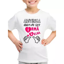 Camiseta Camisa Infantil Juvenil Promovida Irmã Mais Velha