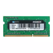 Memoria Sodimm Ddr3 1gb 800mhz Memox - Altavista