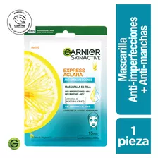 Garnier Express Aclara Mascarilla Anti Acne 28g Momento De Aplicación Día/noche Tipo De Piel Grasa