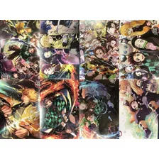 8 Afiches Poster Anime Gamer Geek Pop Animados 42x28 Cm 